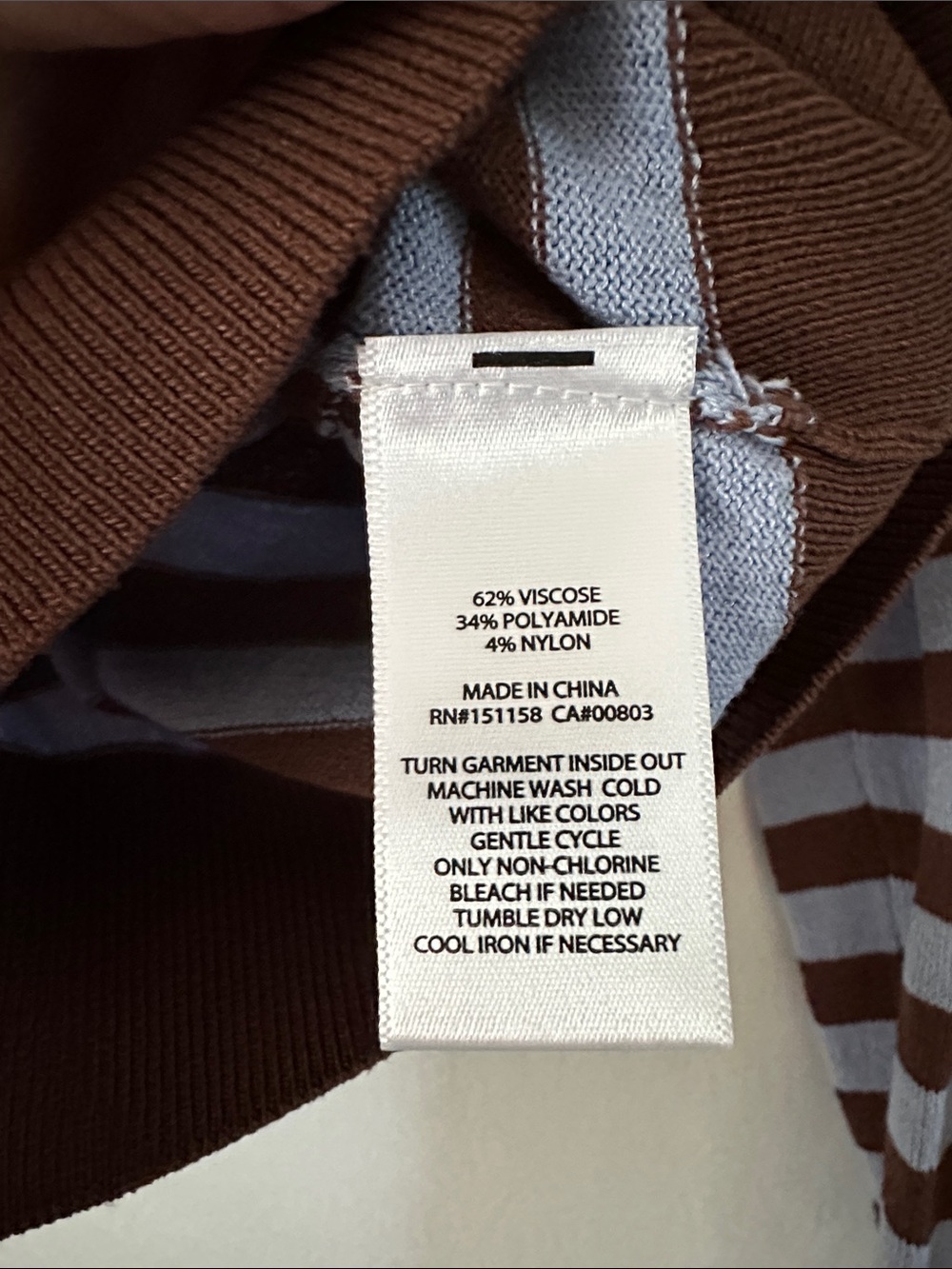 525 American Striped Button Cardigan - Picture 5 of 6
